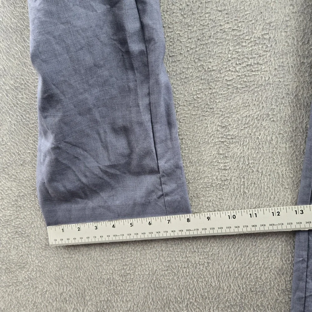 Lauren Ralph Men Pants 36W/34L Blue Wool Dress Pants‎ Total Comfort 33